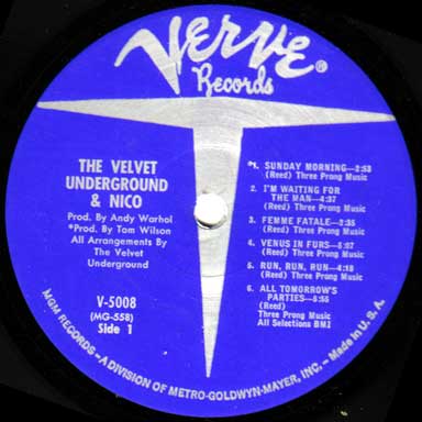 PCD Velvet Underground & Nico.....Verve label